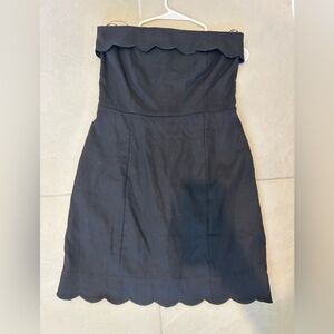 Miami Black Strapless Mini Dress